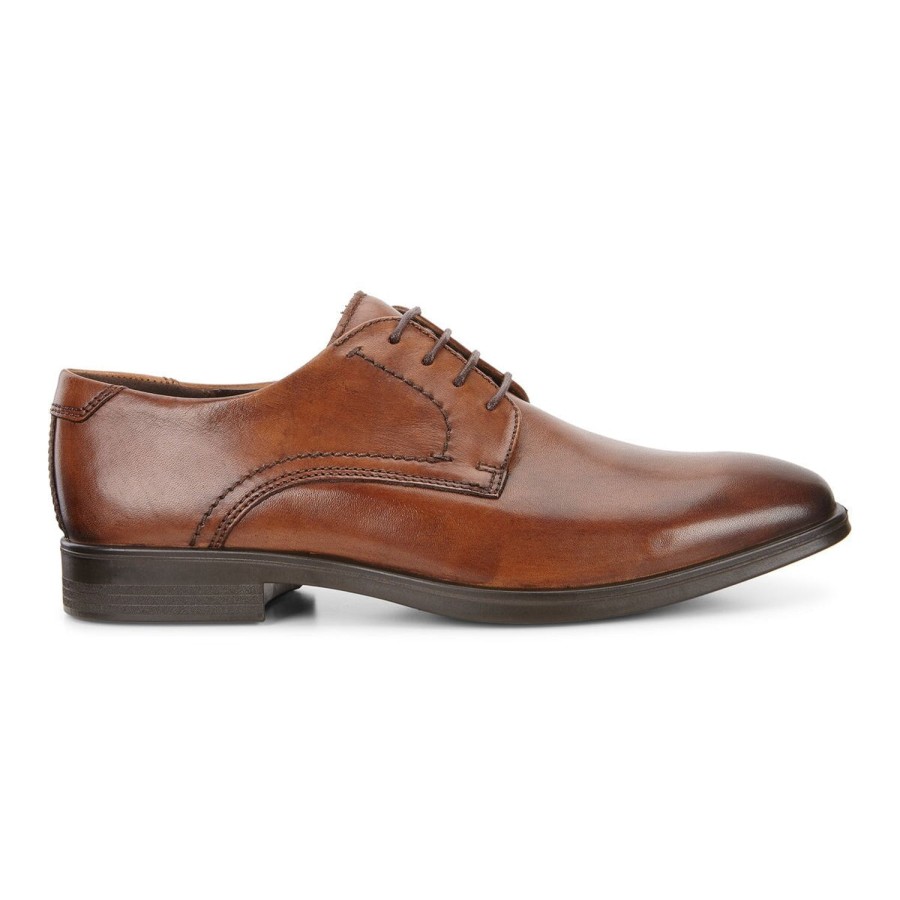 Men'S Shoes ECCO | Ecco Men'S Melbourne In Amber