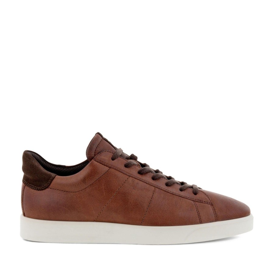 Men'S Shoes ECCO | Ecco Men'S Street Lite Sneaker In Whisky/Coffee