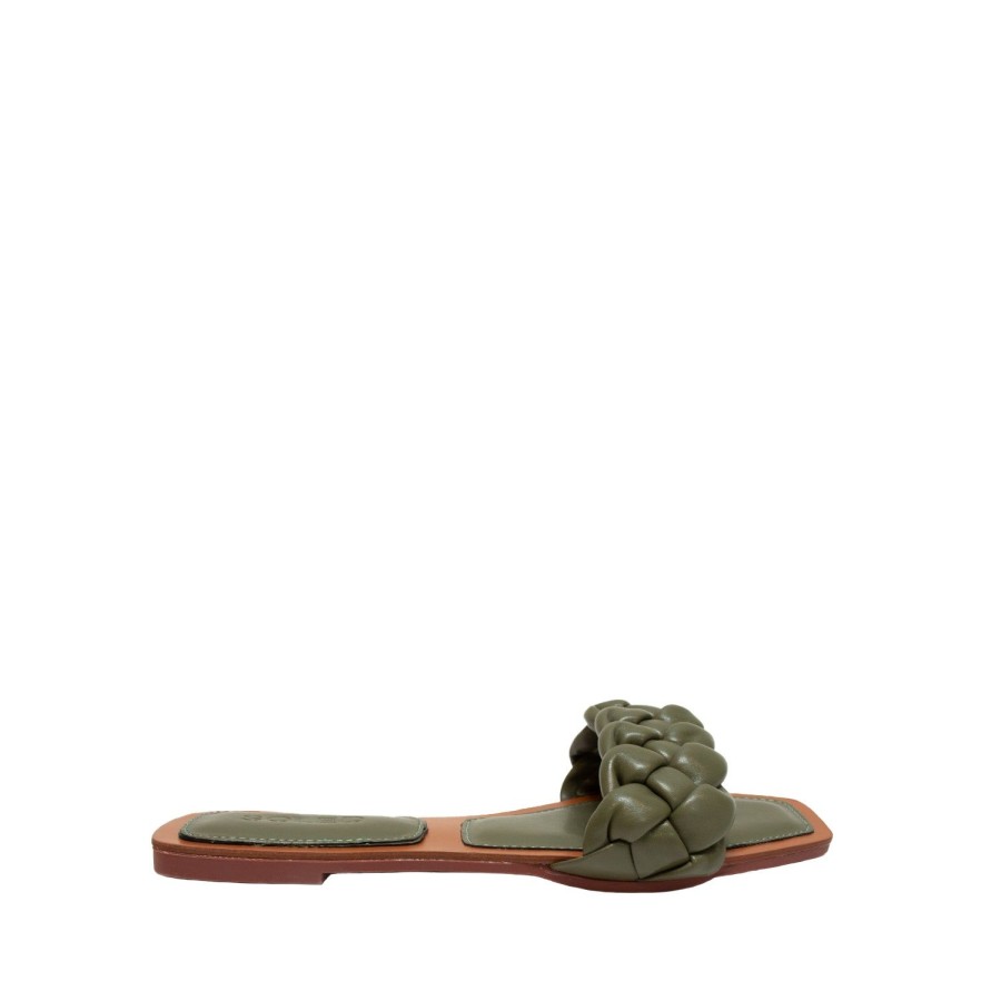 Women'S Shoes SOLED | Soled Women'S Brady Slide In Green