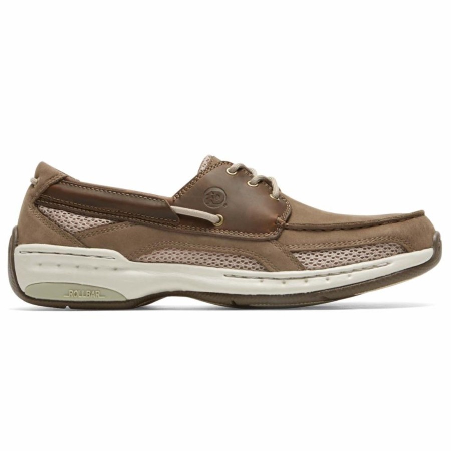 Men'S Shoes Dunham | Dunham Men'S Captain Boat Shoe Waterford Brown D