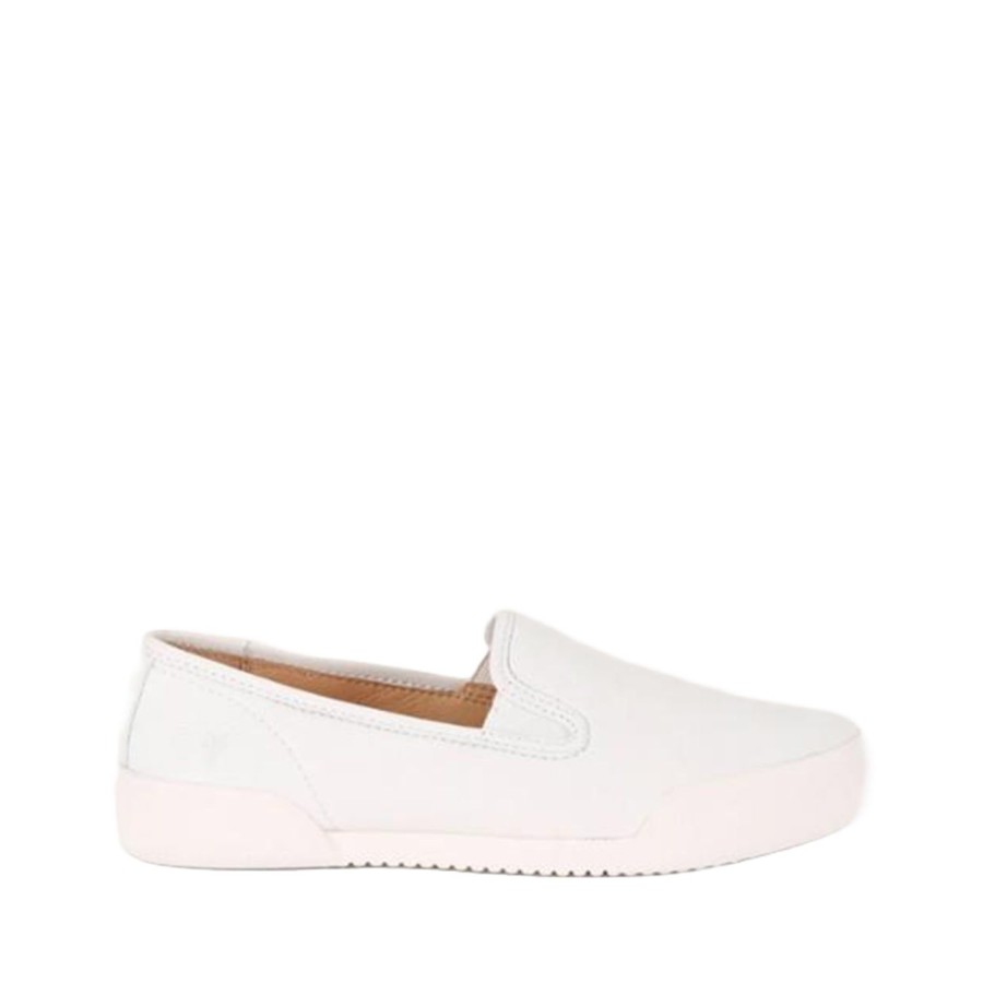 Women'S Shoes Frye Women | Frye Women'S 40466 Mia Slip On White M