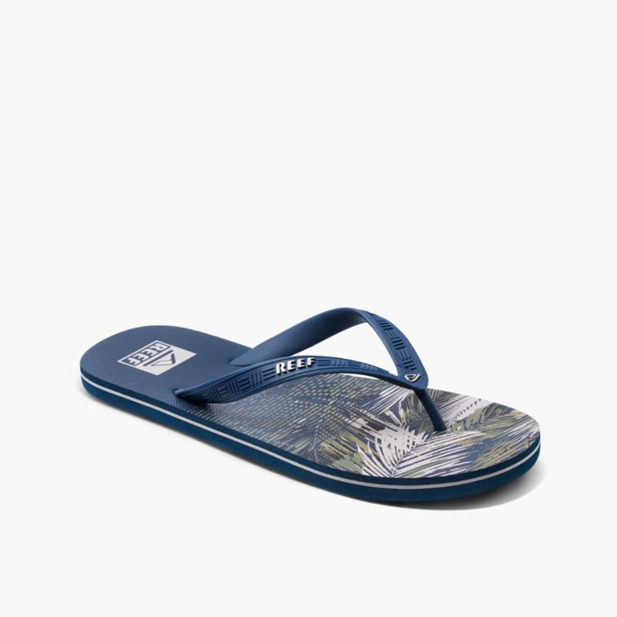 Men'S Shoes Reef Men | Reef Men'S Reef Seaside Prints Blue M