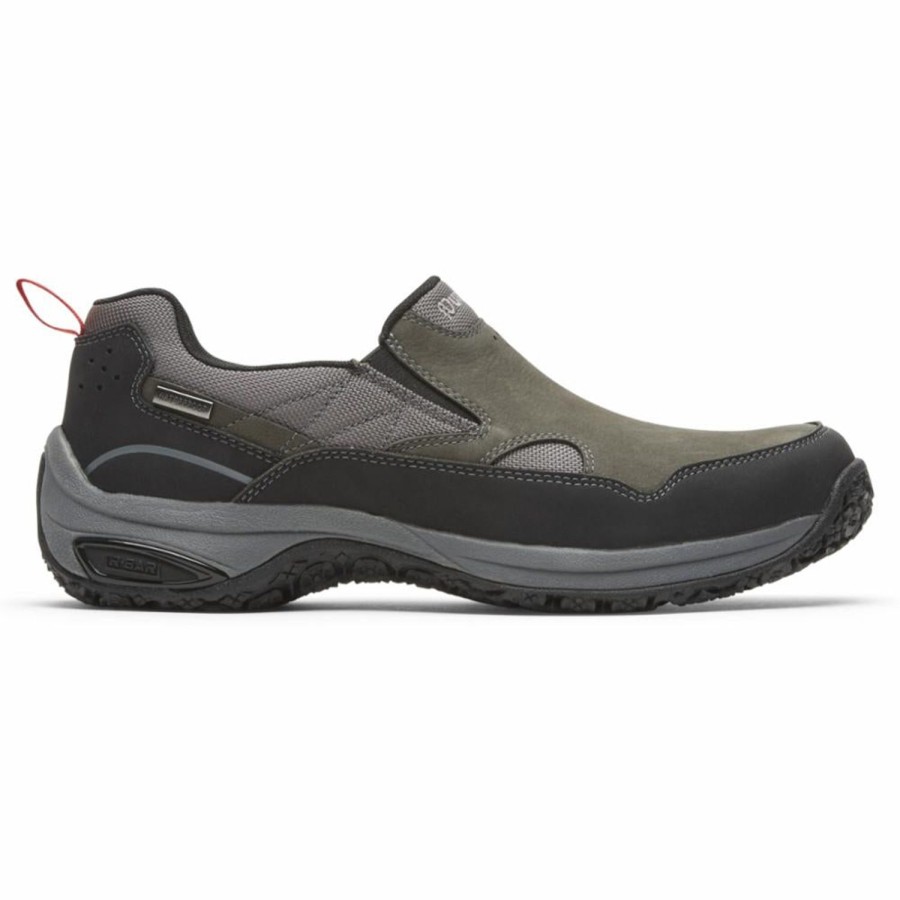 Men'S Shoes Dunham | Dunham Men'S Cloud Plus Slip On Ludlow Grey 4E