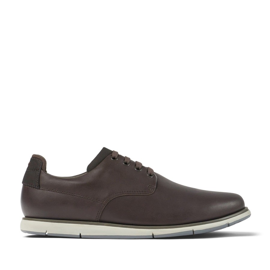 Men'S Shoes Camper | Camper Men'S Smith In Dark Brown