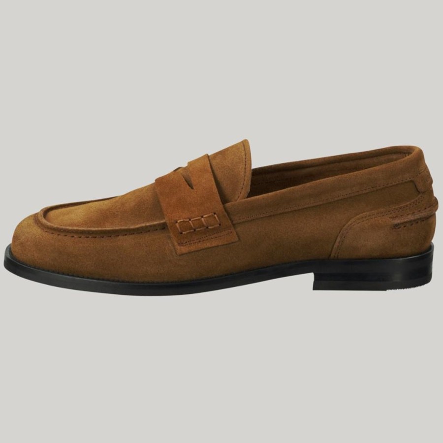 Men'S Shoes Gant Footwear Men | Gant Footwear Men'S Louon Loafer Brown M