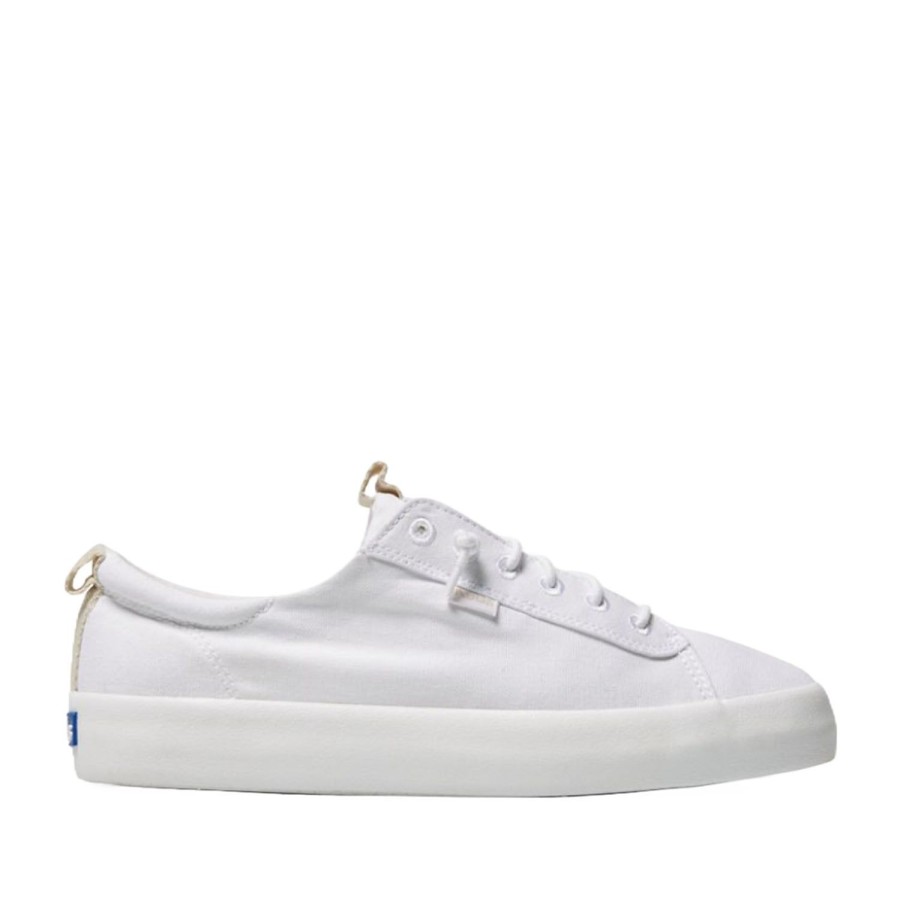 Women'S Shoes Keds | Keds Women'S Kickback Canvas In White