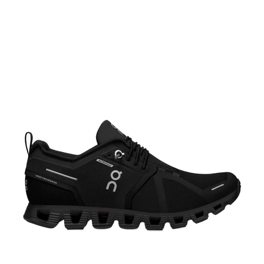 Women'S Shoes ON RUNNING | On Running Women'S Cloud 5 Waterproof In All Black