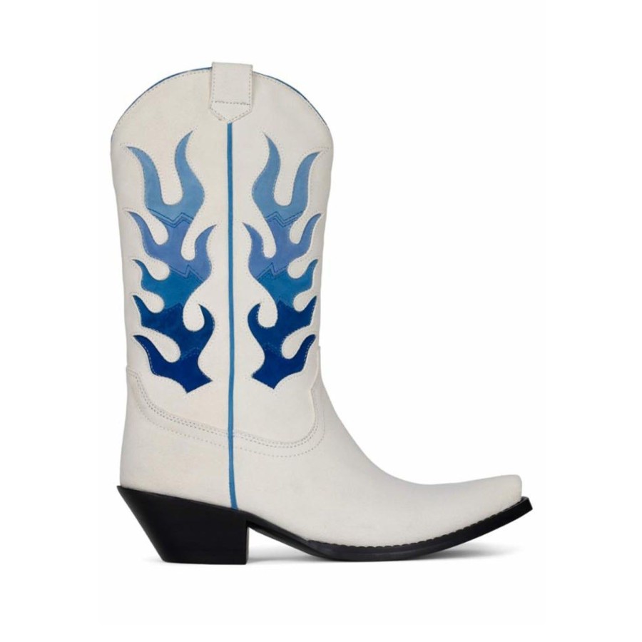 Women'S Shoes Jeffrey Campbell Women | Jeffrey Campbell Women'S Flameboy_M Ice Sue Blue Cow Sue M