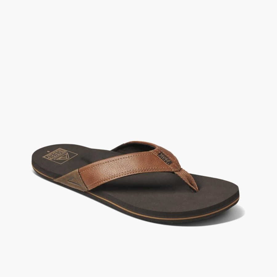 Men'S Shoes Reef Men | Reef Men'S Reef Newport Brown M