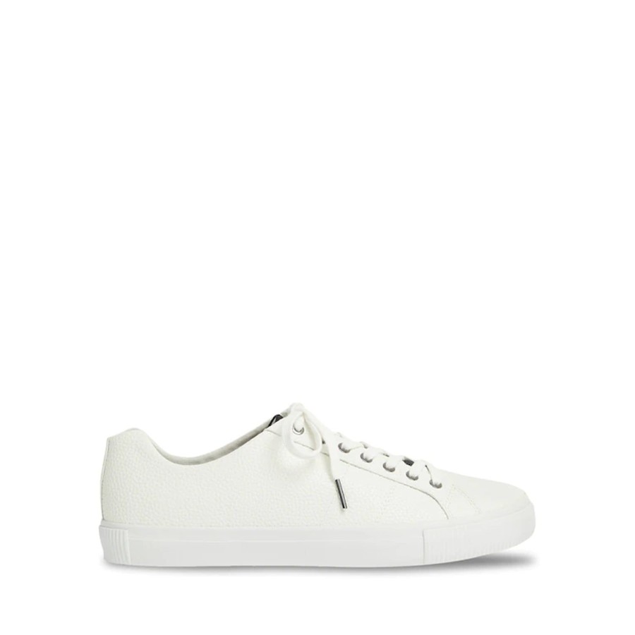 Men'S Shoes Ted Baker | Ted Baker Men'S Mfk-Borage-Cupsole Leather Sneaker In White