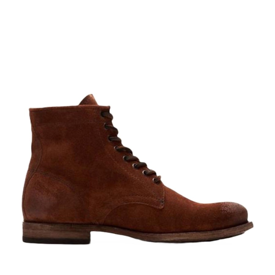 Men'S Shoes Frye Mens | Frye S 81625 Tyler Lace Up Brown M