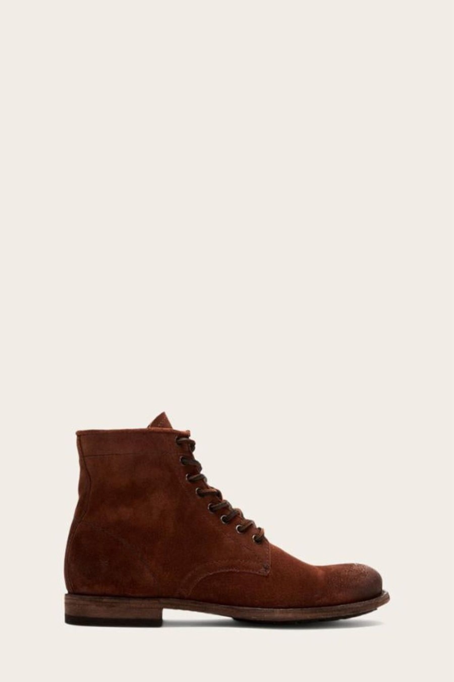 Men'S Shoes Frye Mens | Frye S 81625 Tyler Lace Up Brown M