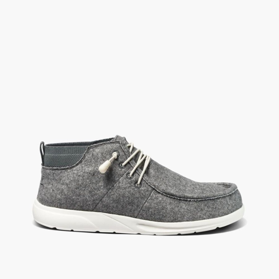 Men'S Shoes Reef Men | Reef Men'S Cushion Coast Mid Grey M