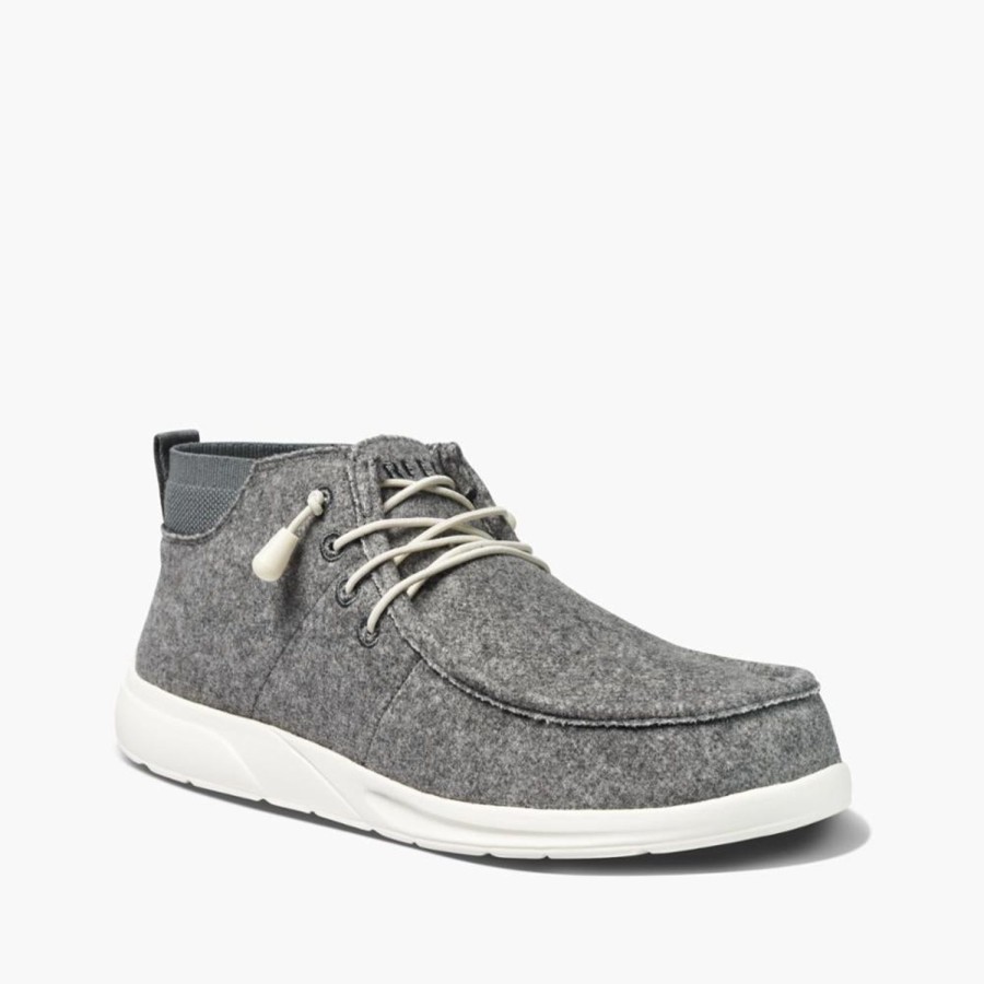 Men'S Shoes Reef Men | Reef Men'S Cushion Coast Mid Grey M