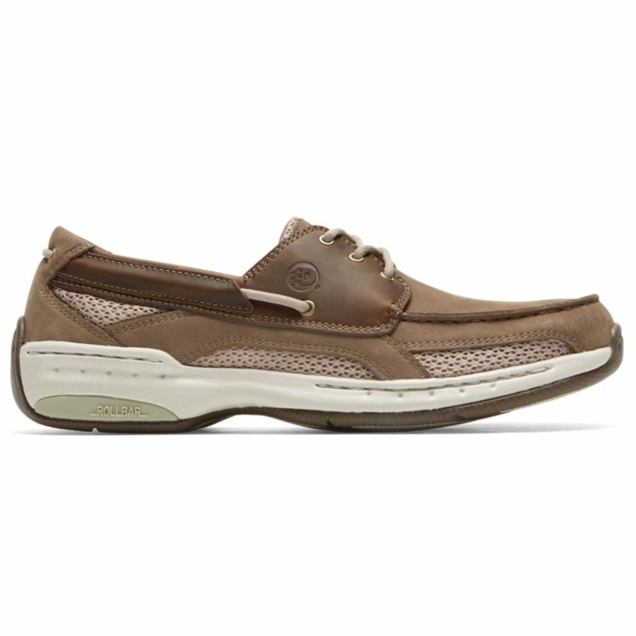 Men'S Shoes Dunham | Dunham Men'S Captain Boat Shoe Waterford Brown 2E