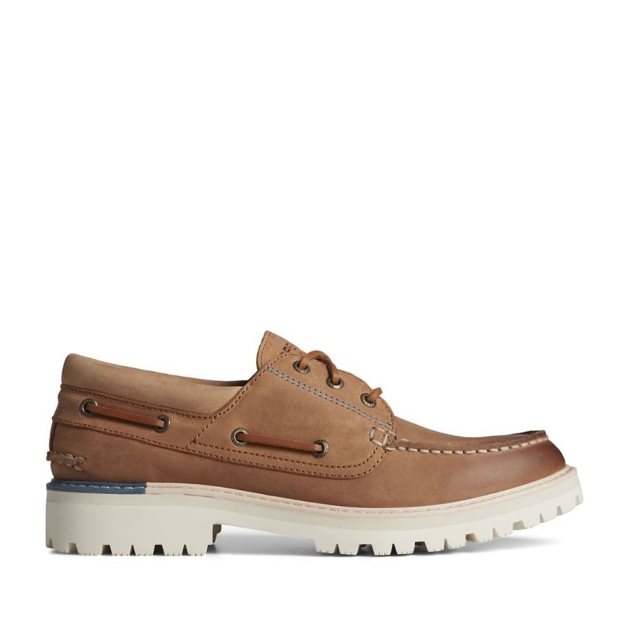 Men'S Shoes Sperry | Sperry Men'S A/O Lug 3-Eye In Tan