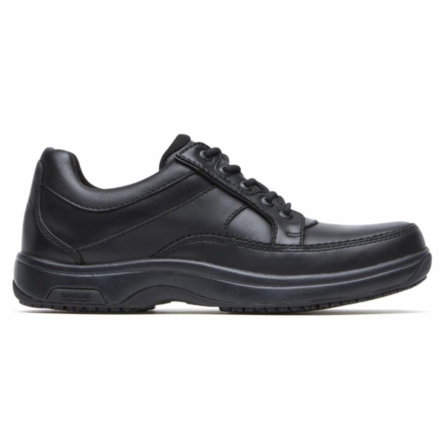 Men'S Shoes Dunham | Dunham Men'S Midland Service Oxford 8000 Service Black 4E