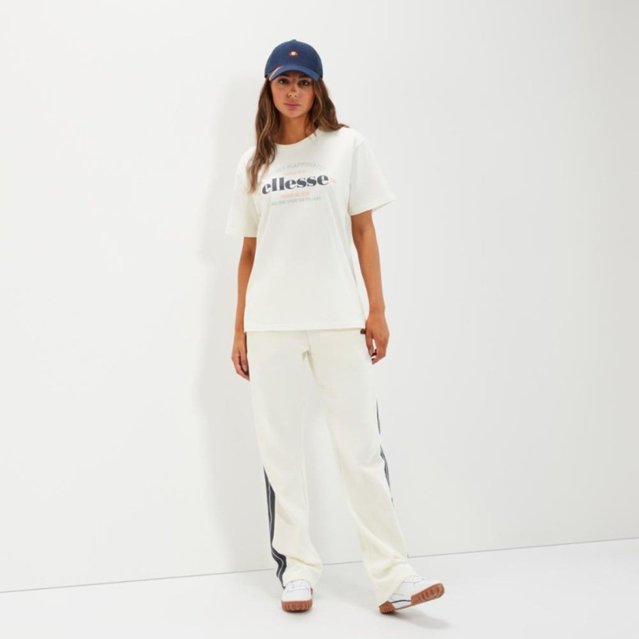 Women'S Apparel Ellesse Womens Apparel | Ellesse S Apparel Women'S Tovo Oversized Tee Shirt Newstalgia White Re