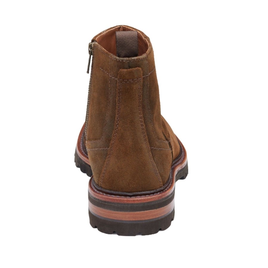 Men'S Shoes JOHNSTON & MURPHY | Johnston & Murphy Dudley Lug Zip Boot In Brown