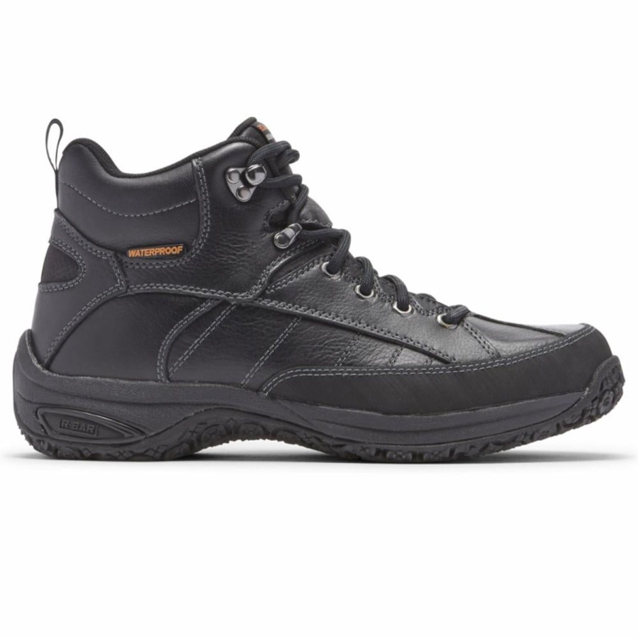 Men'S Shoes Dunham | Dunham Men'S Lawrence Mid Ludlow Black 2E