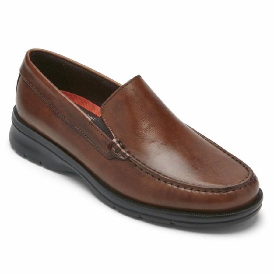 Men'S Shoes Rockport Men | Rockport Men'S Venetian Palmer Brown M