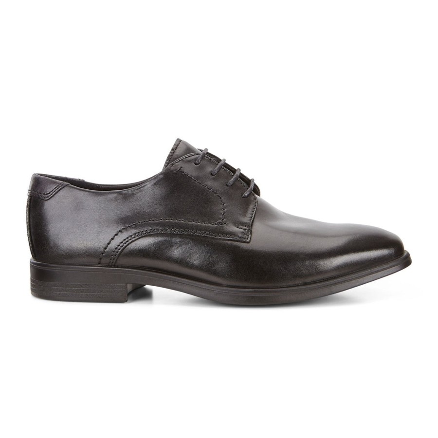 Men'S Shoes ECCO | Ecco Men'S Melbourne In Black/Magnet