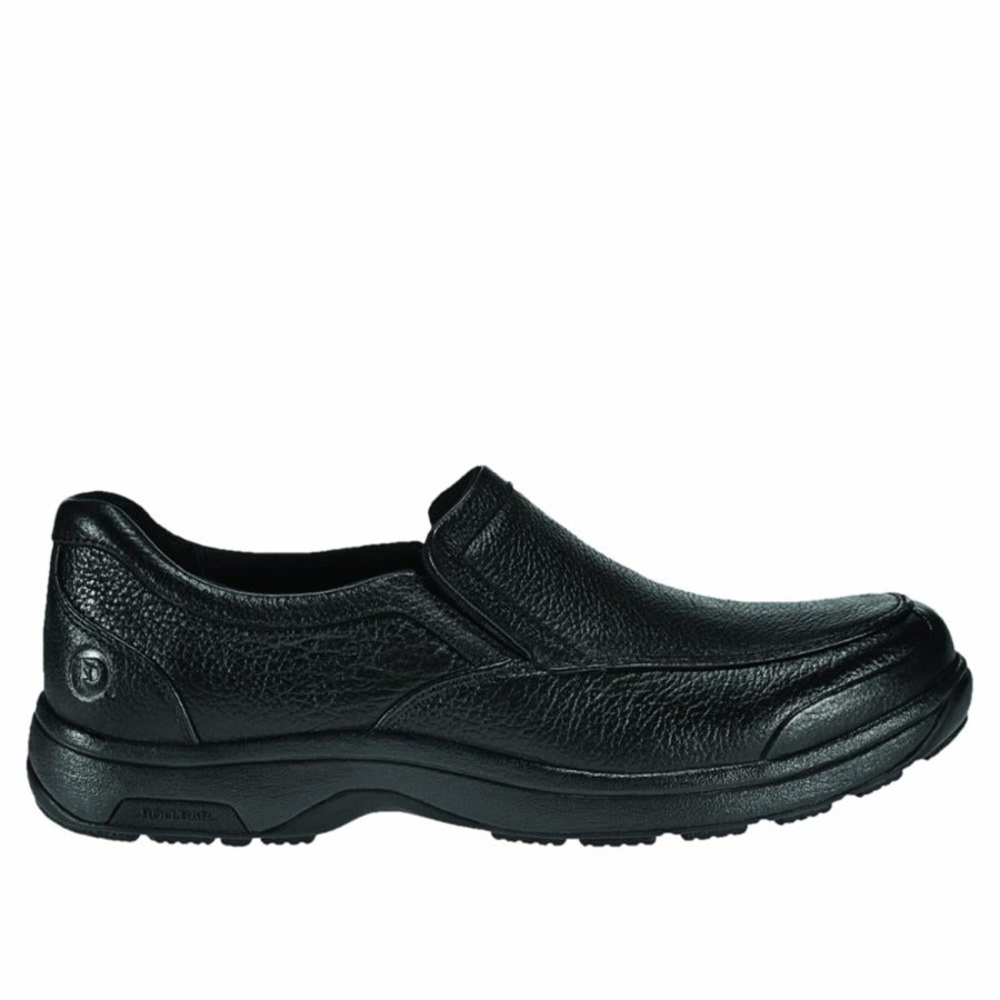 Men'S Shoes Dunham | Dunham Men'S Battery Park Slip-On 8000 Black D