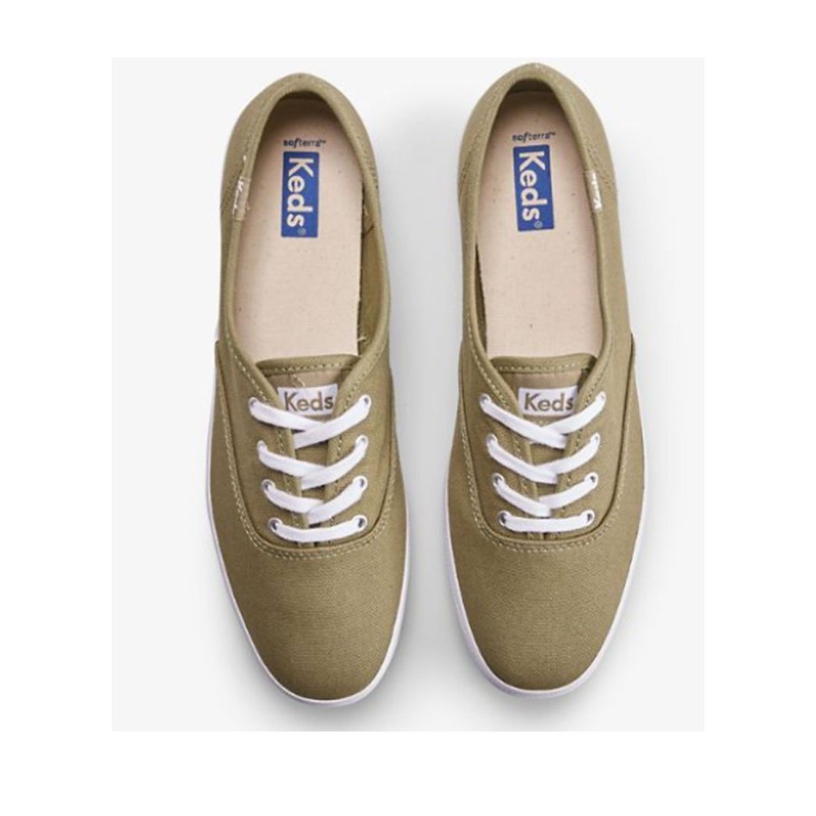 Women'S Shoes Keds | Keds Women'S Champion Seasonal Canvas In Aloe