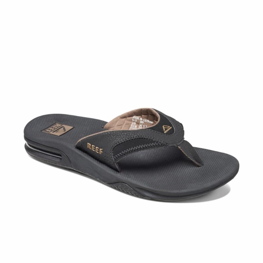 Men'S Shoes Reef Men | Reef Men'S Fanning Black M