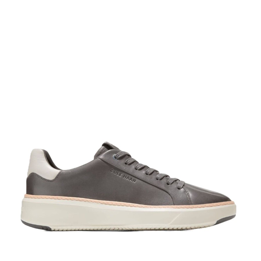 Men'S Shoes Cole Haan | Cole Haan Men'S Grandpro Topspin Sneaker In Quiet Shade/Ivory