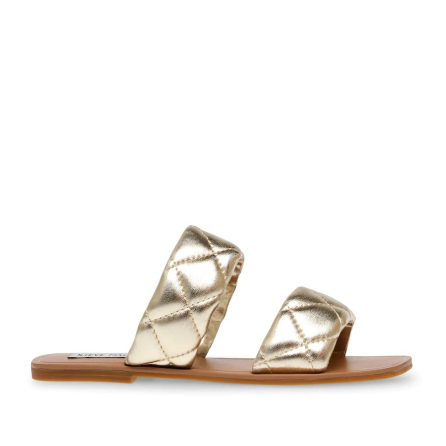 Women'S Shoes Steve Madden | Steve Madden Women'S Bonafide In Gold