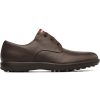 Men'S Shoes Camper | Camper Men'S Atom Work In Dark Brown