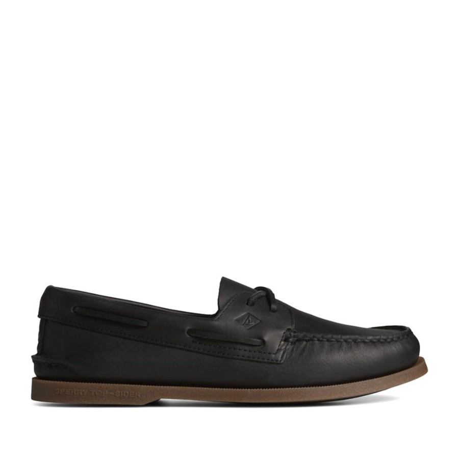 Men'S Shoes Sperry | Sperry Men'S A/O 2-Eye Cross Lace In Black