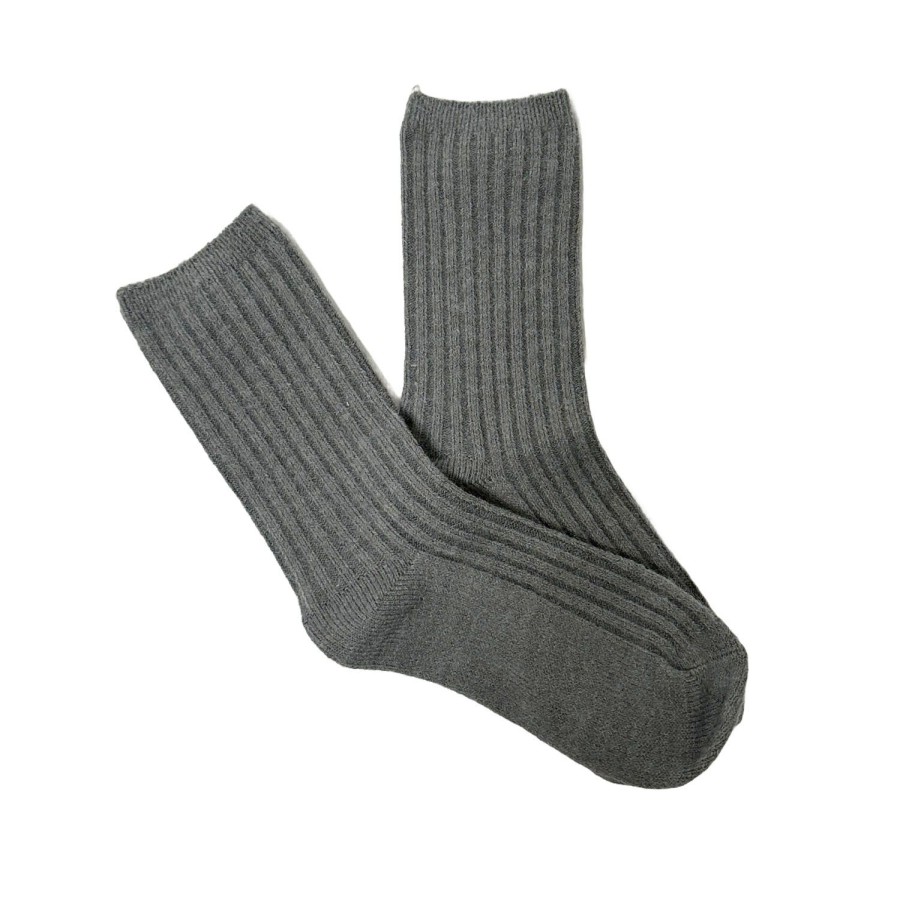 Women'S Apparel FLOOF | Floof Women'S Wool Blend Socks In Grey