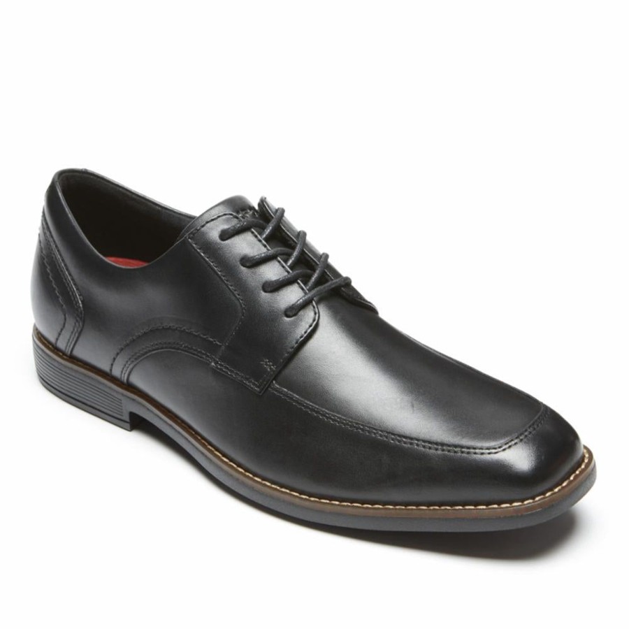 Men'S Shoes Rockport Men | Rockport Men'S Apron Toe Slayter Black W