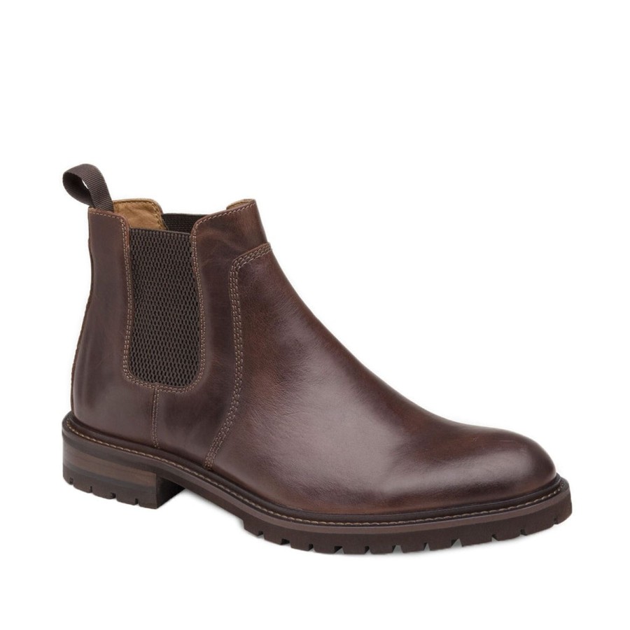 Men'S Shoes JOHNSTON AND MURPHY | Johnston And Murphy Men'S Barrett In Mahogany