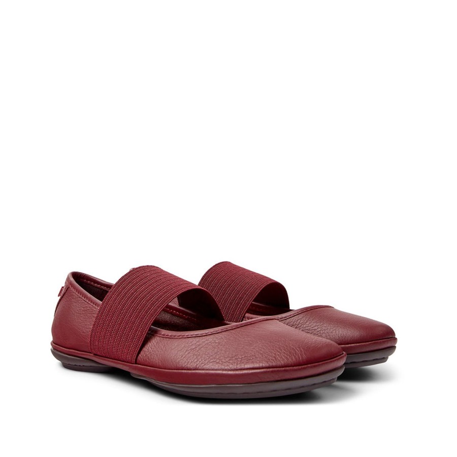 Women'S Shoes CAMPER | Camper Women'S Right Nina In Burgundy