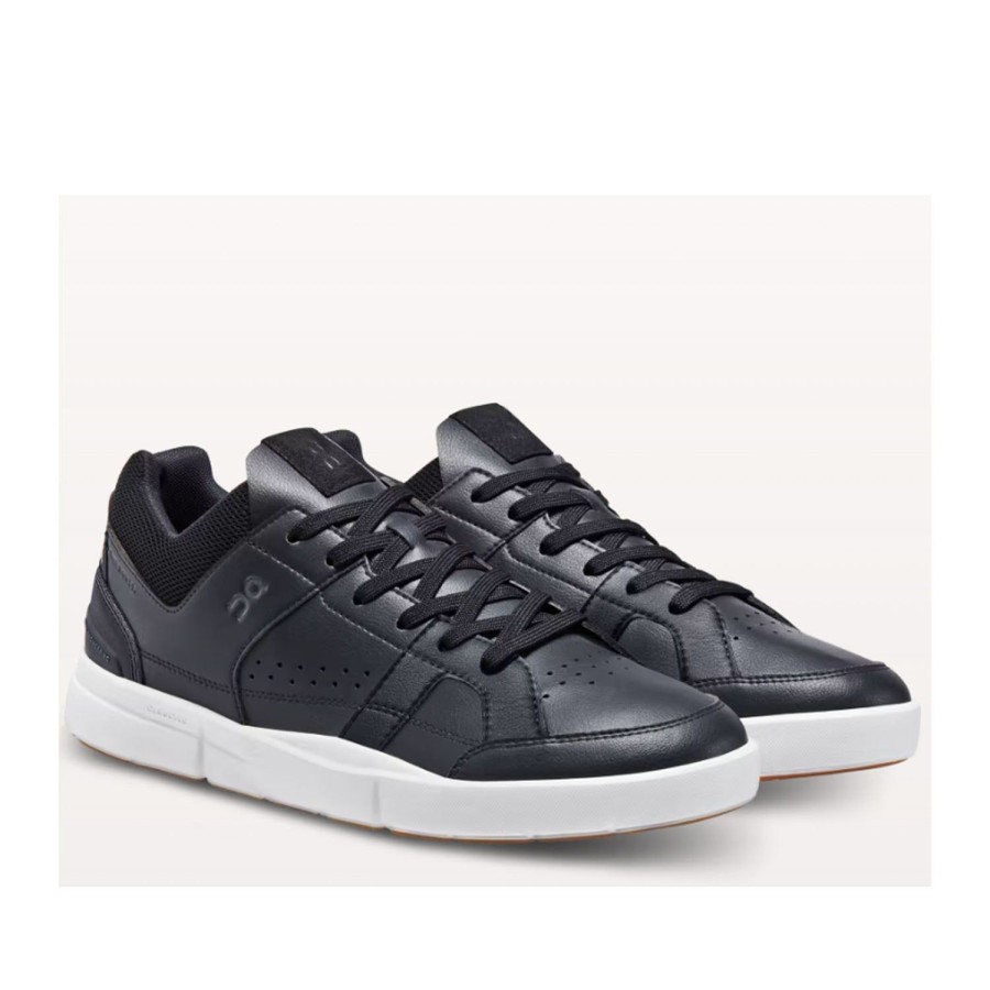 Men'S Shoes ON RUNNING | On Running Men'S Roger Clubhouse In Black/White