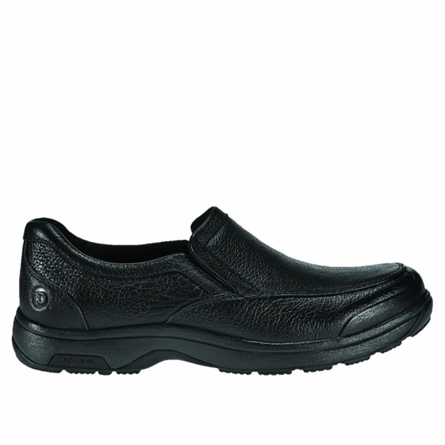 Men'S Shoes Dunham | Dunham Men'S Battery Park Slip-On 8000 Black 6E