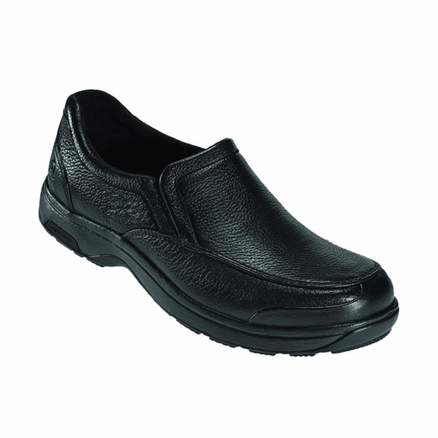 Men'S Shoes Dunham | Dunham Men'S Battery Park Slip-On 8000 Black 6E