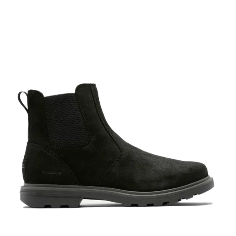 Men'S Shoes SOREL | Sorel Men'S Carson Chelsea Wp In Black, Jet