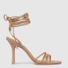 Women'S Shoes BLACK SUEDE STUDIO | Black Suede Studio Women'S Leandra In Nude Leather