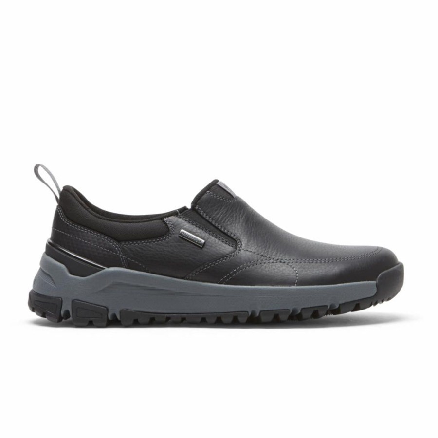 Men'S Shoes Dunham | Dunham Men'S Gslipon Glastonbury Black D