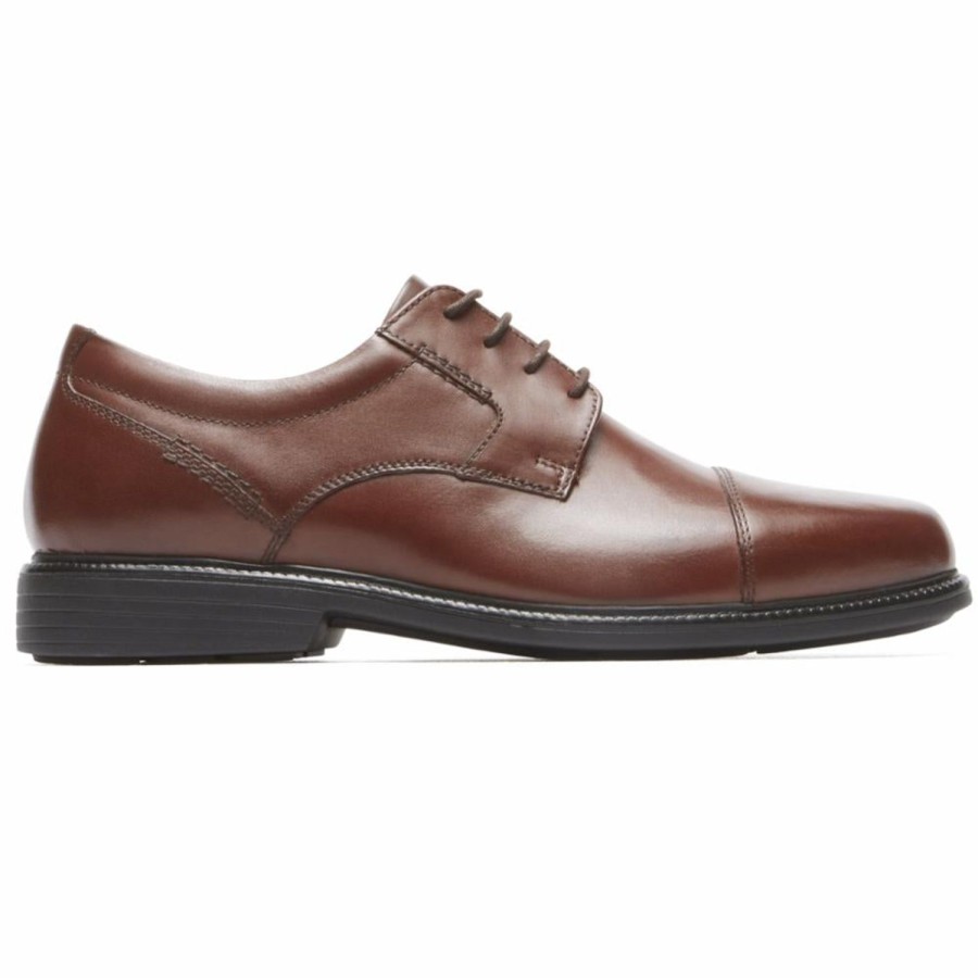 Men'S Shoes Rockport Men | Rockport Men'S Captoe Charles Road Brown W