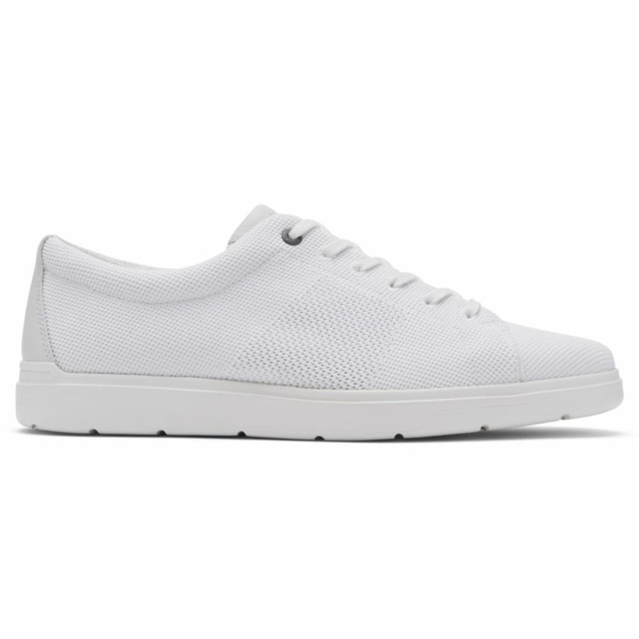 Men'S Shoes Rockport Men | Rockport Men'S Mesh Laceup Total Motion Lite White M