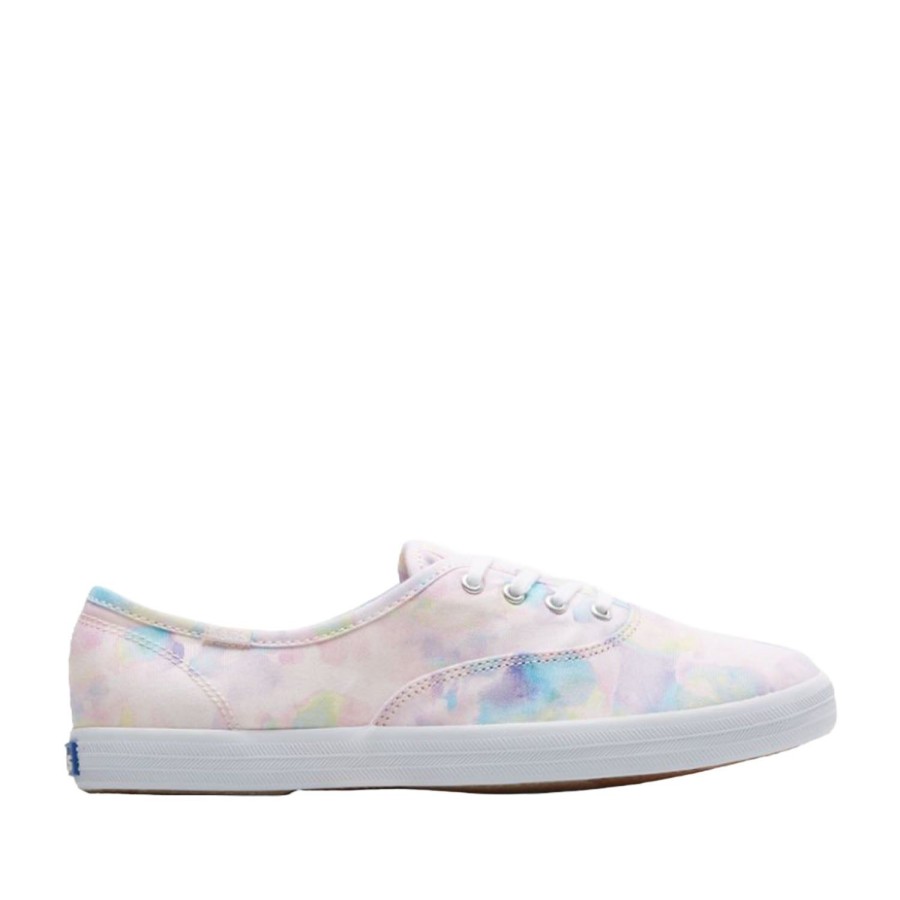 Women'S Shoes Keds | Keds Women'S Champion Abstract Print In Pink