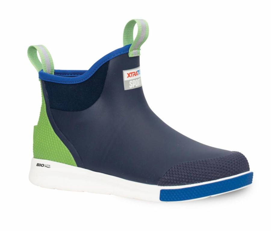 Men'S Shoes Xtratuf | Xtratuf Men'S S 6 Adb Sport Ankle Deck Boot Sport Blue M