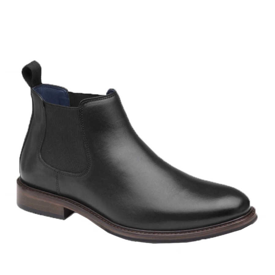 Men'S Shoes JOHNSTON & MURPHY | Johnston & Murphy Men'S Xc Raleigh Chelsea Boots In Black