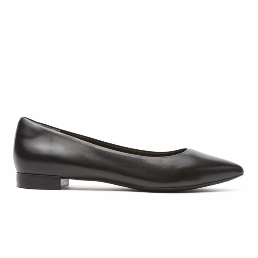 Women'S Shoes Rockport Women | Rockport Women'S Ballet Total Motion Adelyn Black M