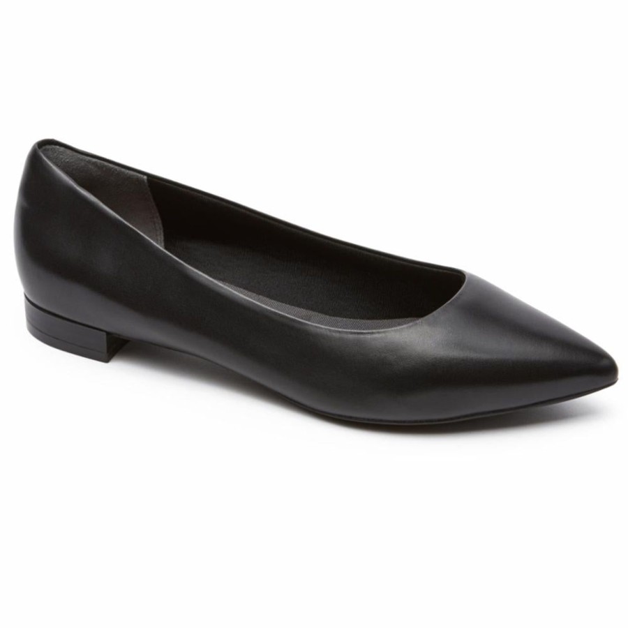 Women'S Shoes Rockport Women | Rockport Women'S Ballet Total Motion Adelyn Black M